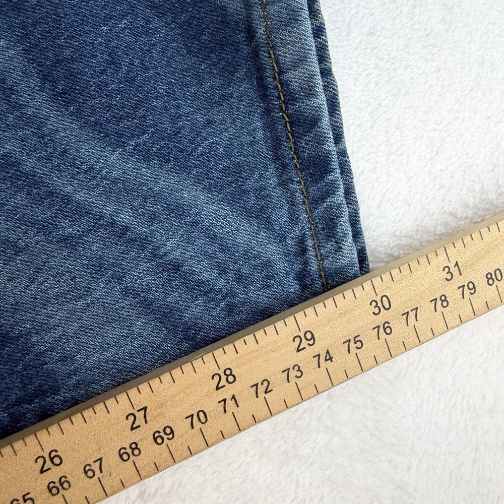 WILD FABLE Plus 18 34 Baggy Blue Jeans Wavy Highest Rise Pants Grunge Boho Punk - Picture 16 of 16